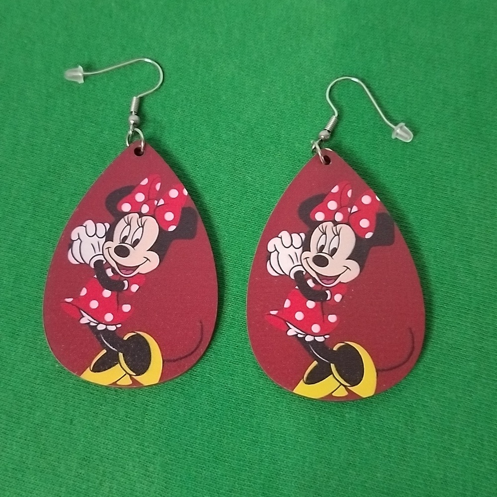 Pierced "Minnie Mouse" Earrings